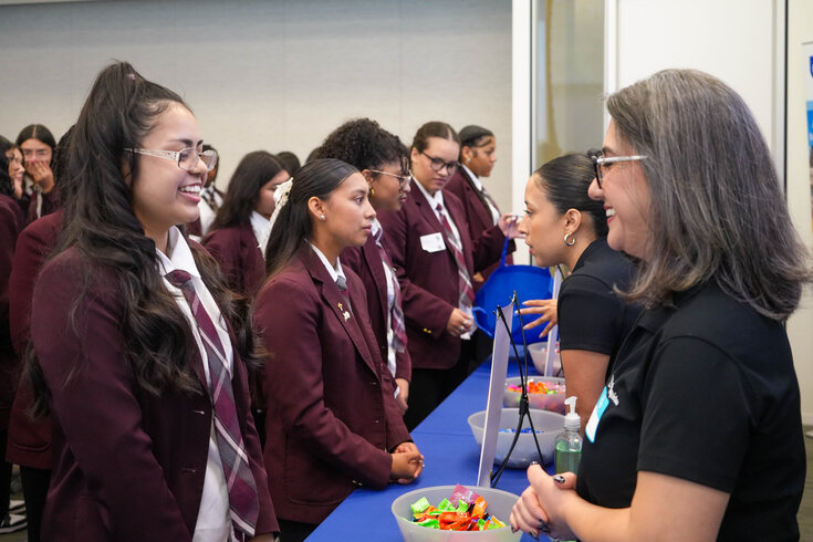 YWCPA 2025 HR career fair roleplay with students